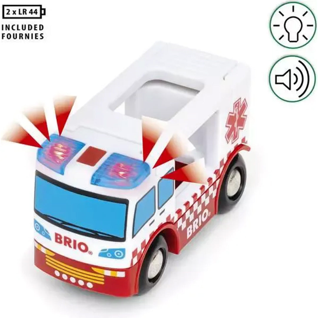 brio ambulance - 4-delig