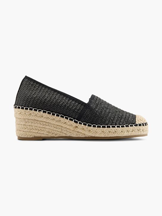 Catwalk Espadrille Schwarz