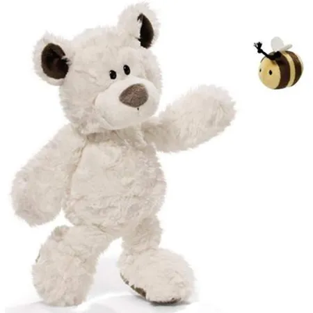 NICI Classic Bear Teddybär mit Hummel, creme, magnetisch, Schlenker, 50 cm