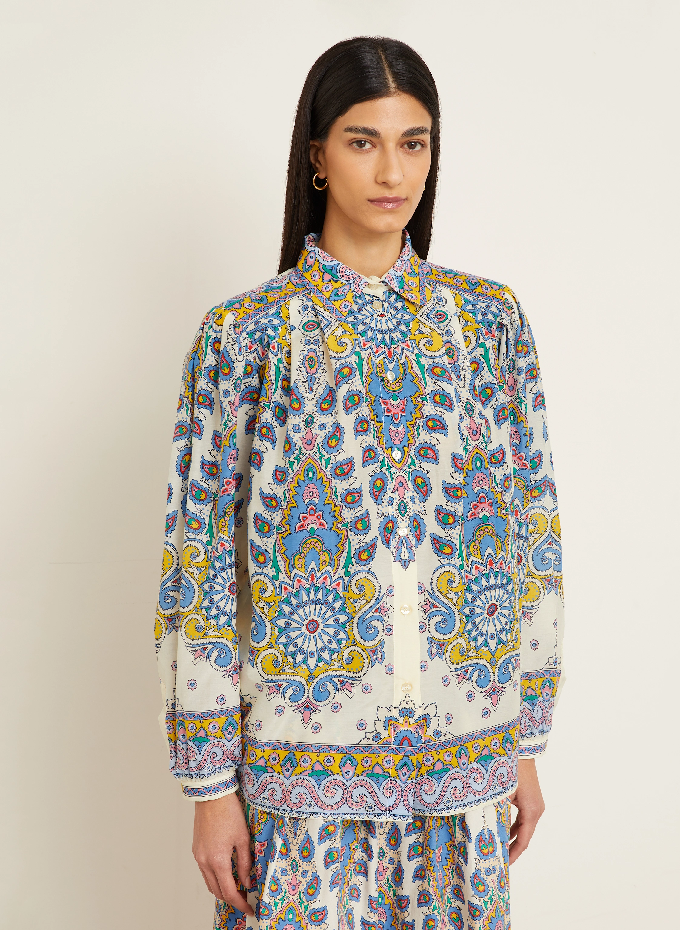 ETRO Hemdbluse mit Seide