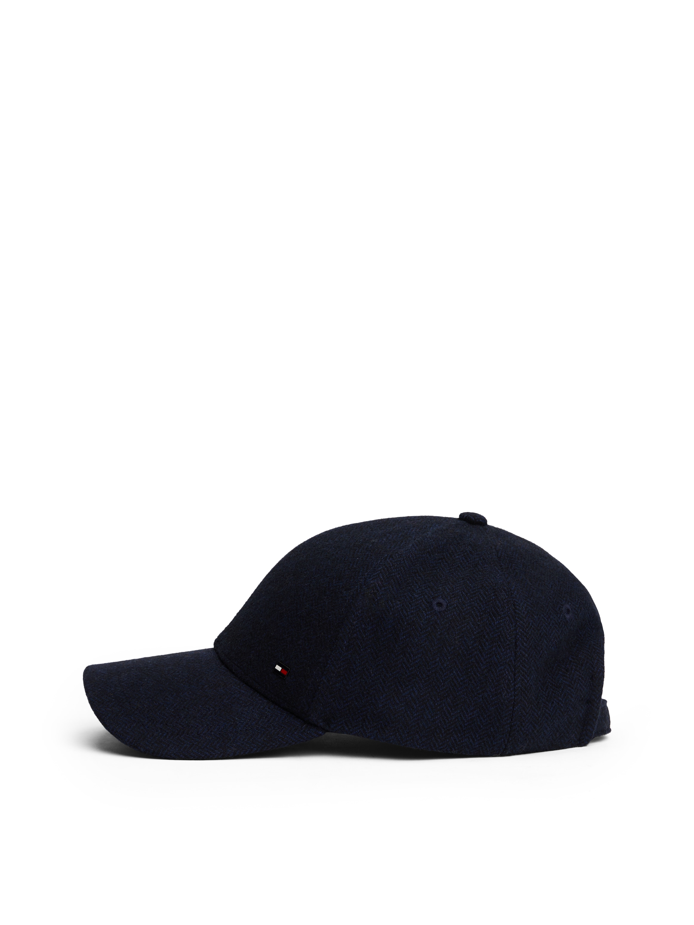 Tommy Hilfiger Baseball Cap »TH FLAG HERRINGBONE 6 PANEL CAP« mit Klemmschnalle, aus Wollmischung