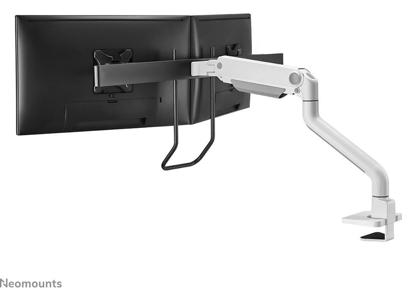 NEOMOUNTS Tischständer DS75S-950 WH2 bis 16 kg – Weiss Voll bewegliche Tischhalterung für 17-27