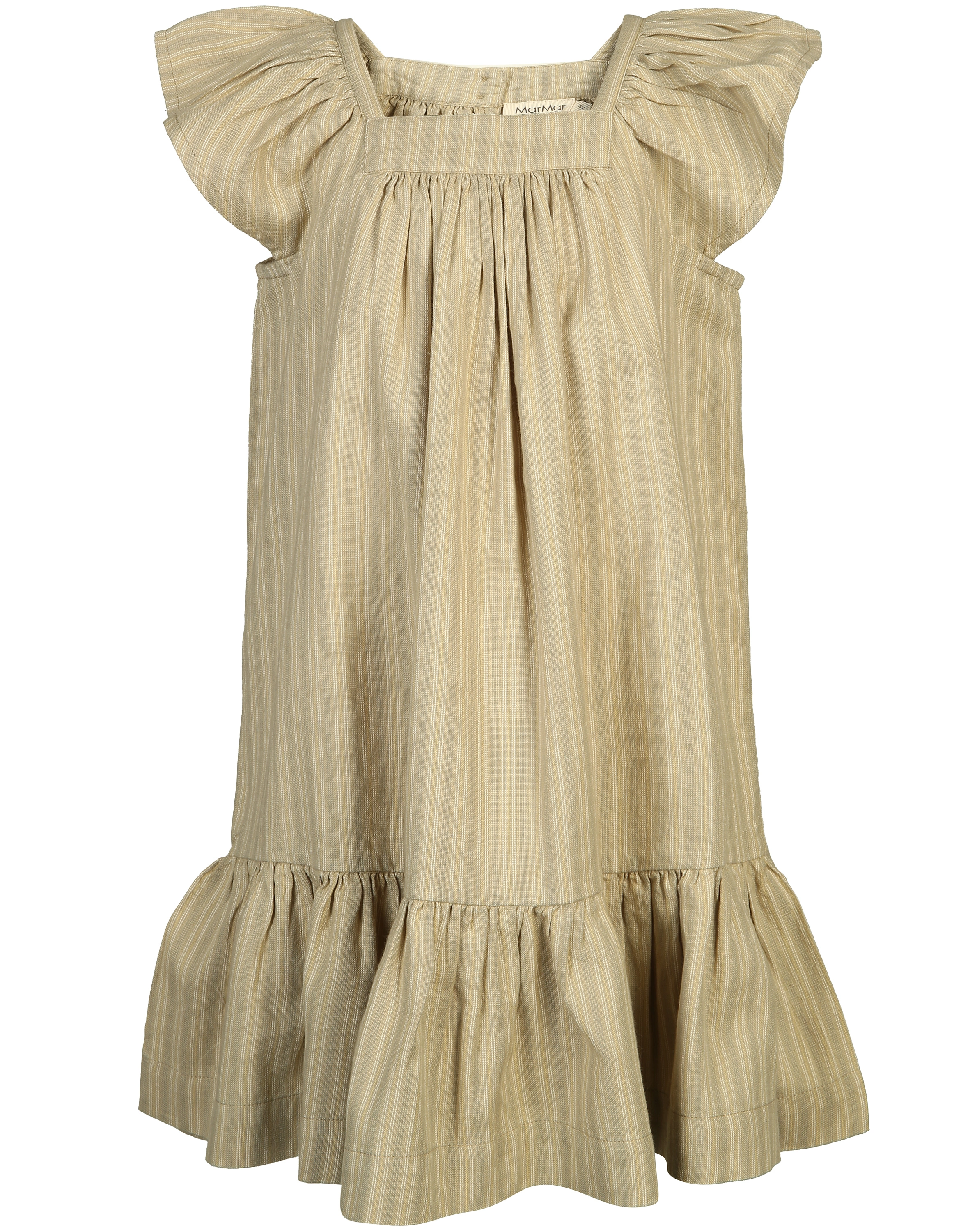 Kleid DRESA mit Flügelärmeln in alpaca stripes