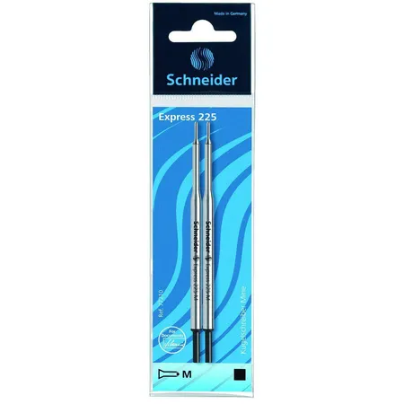 Schneider 50-77210 Kugelschreibermine Express 225 Großraum, schwarz, 2 Stück