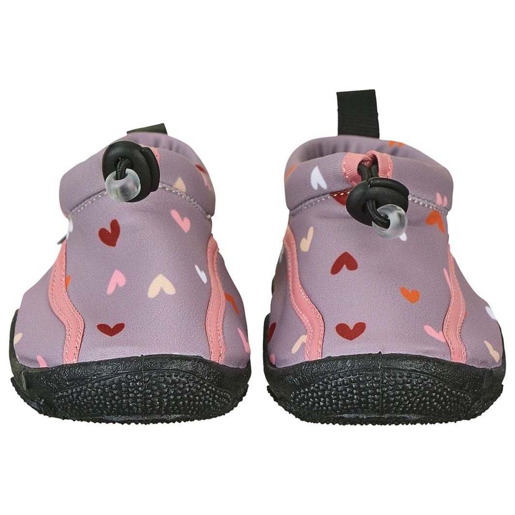 Badeschuhe HERZ in pastellviolett