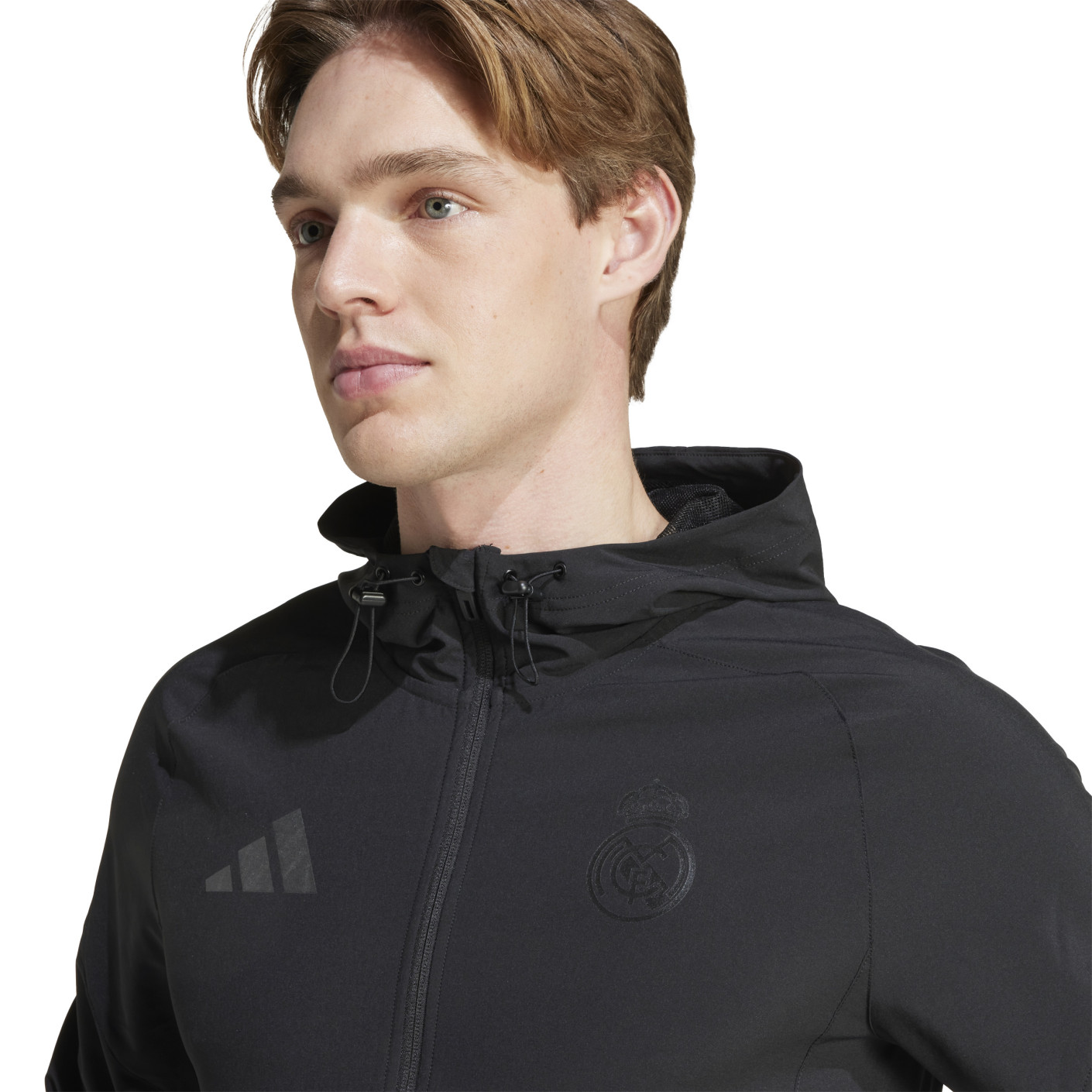 Adidas Real Madrid Vis Tech Vest 2024-2025 Zwart