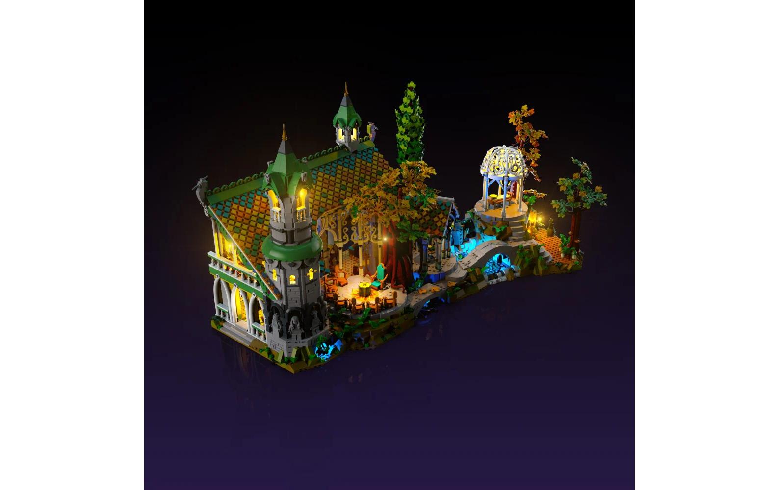 LED-Licht-Set für LEGO® Der Herr der Ringe Bruchtal 10316<br>Light-Kit
