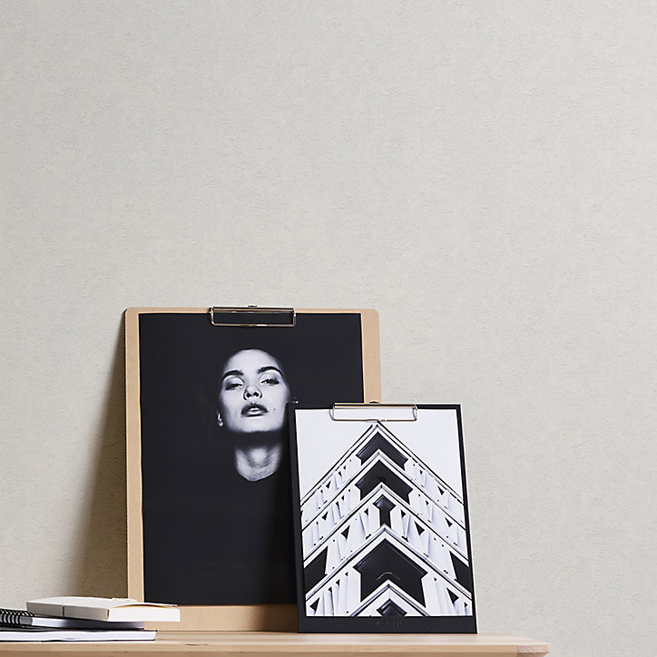 Papier peint vinyle sur intissé GoodHome Malmy blanc