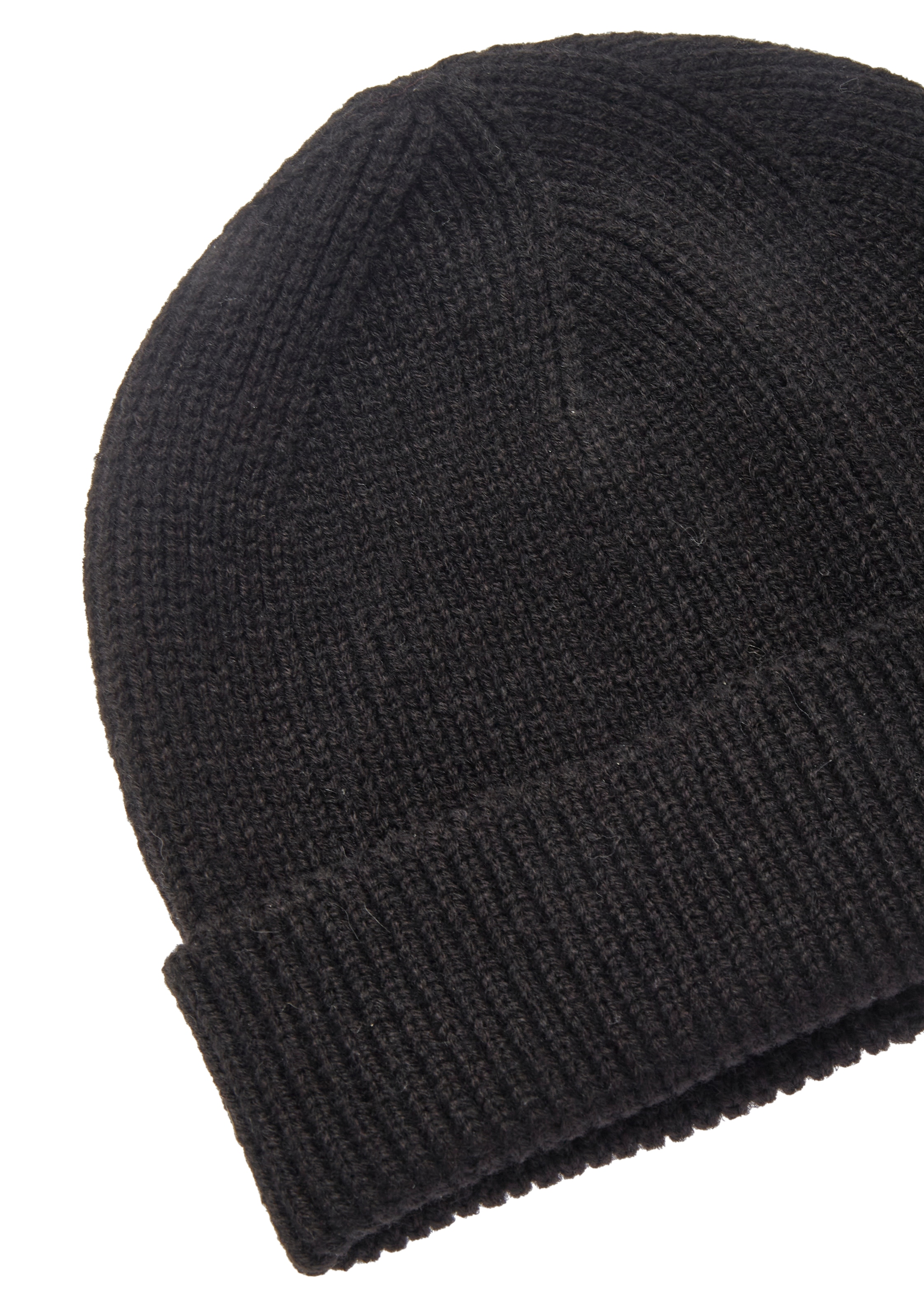 LASCANA Strickmütze , Beanie, Wintermütze, Wollmütze, Mütze, Grobstrick mit Umschlag