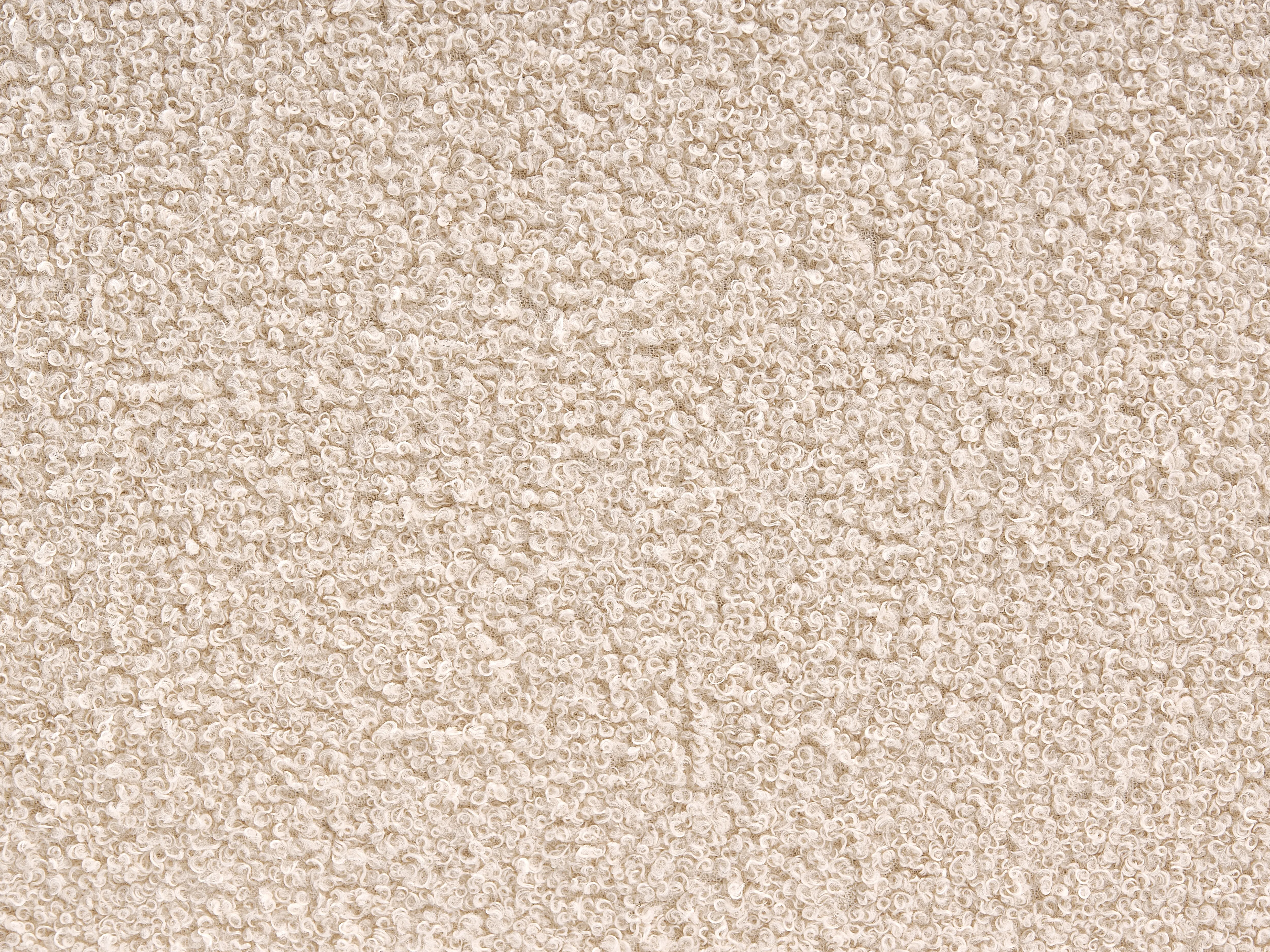 Bed Bouclé LAVAUR 180 x 200 cm Beige