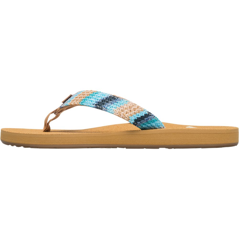 Roxy Porto Raffia II Flip Flops Damen blue depths
