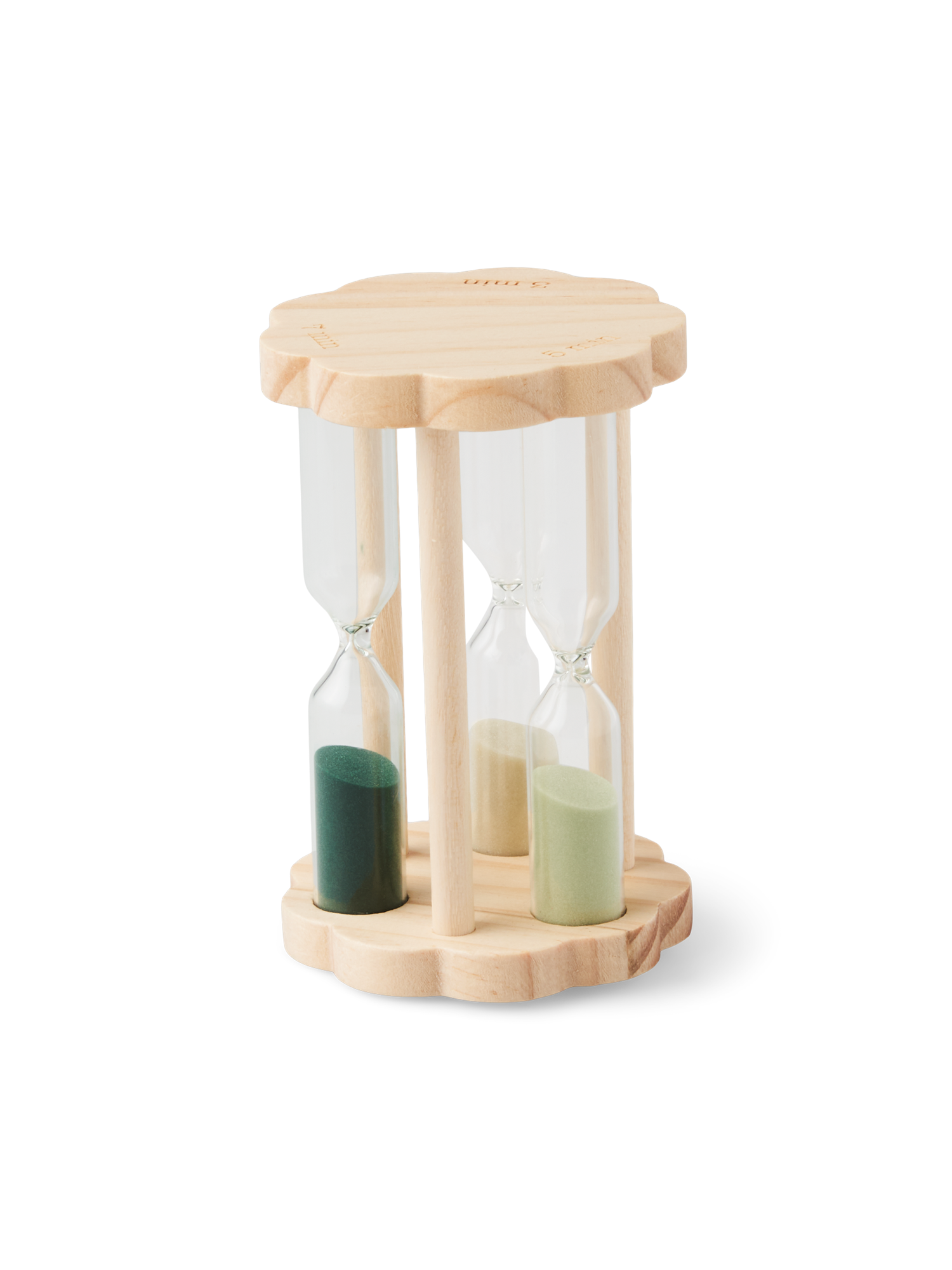 Tetimer | Fyrretræ/schima superba/glas. 9,4 cm. | Light Green, Off White