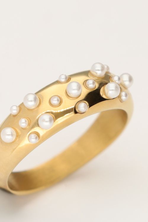 Ring met parels