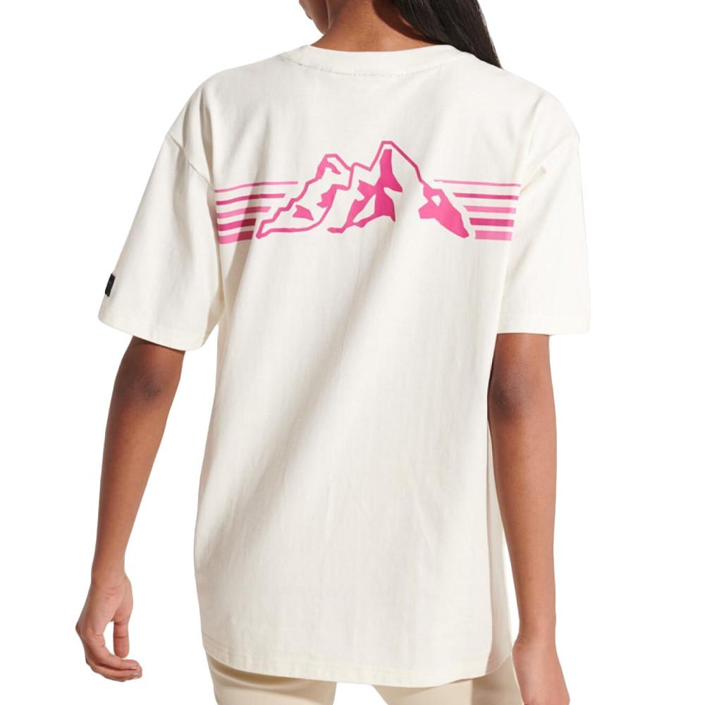 Superdry T-shirt Blanc Femme Superdry Expedition Graphic