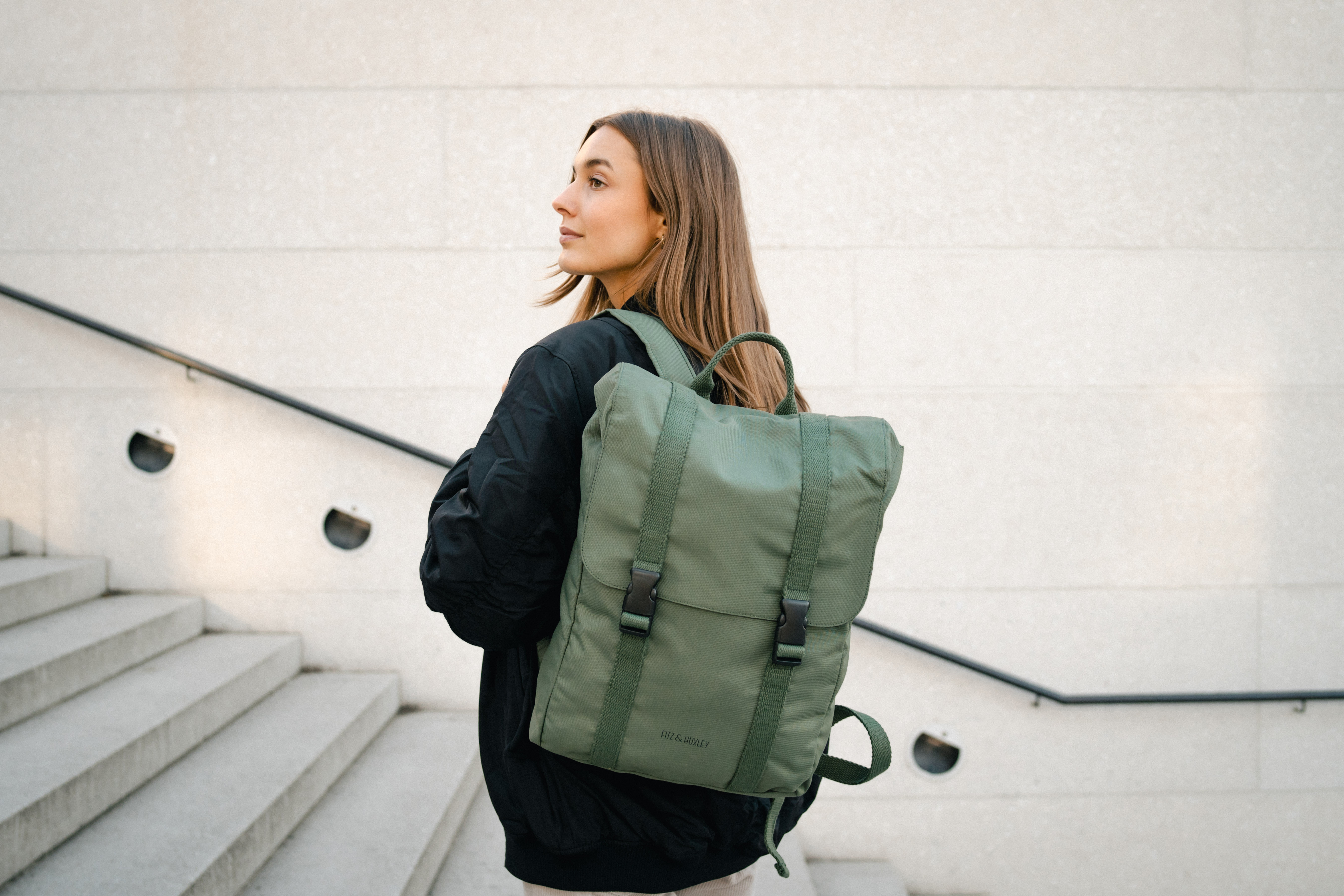 Fitz & Huxley Tagesrucksack OCEAN 12l, agave