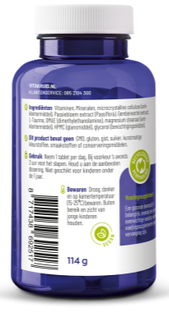 Vitakruid Multi Nacht Vrouw Sport Tabletten 90TB