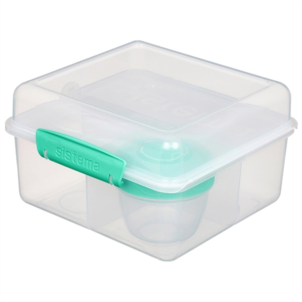 Køb Sistema To Go Lunch Cube Max Madkasse 2 L Minty Teal