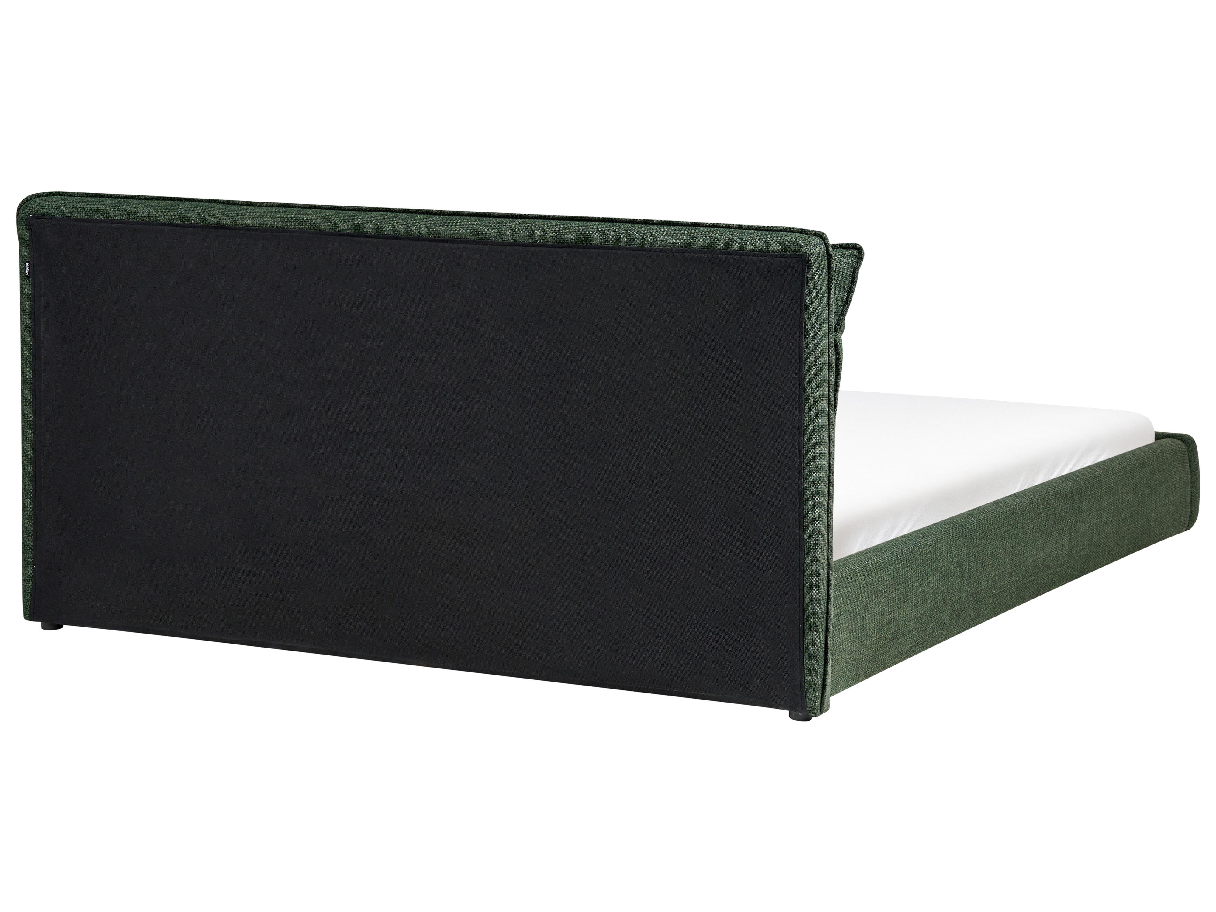 Bed Stof BAJONNA 180 x 200 cm Donkergroen