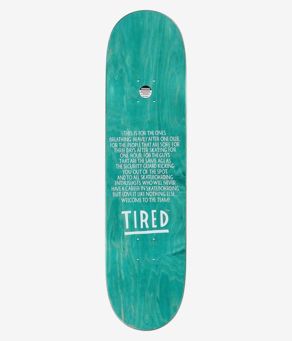 Tired Skateboards Double Vision 8.25
