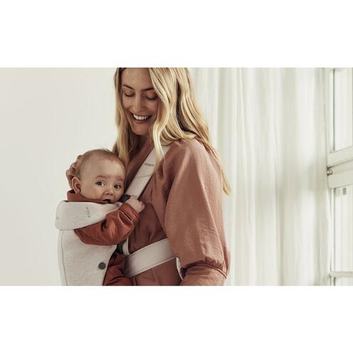 Porte-Bébé Mini Jersey 3D Beige Clair - BABYBJÖRN