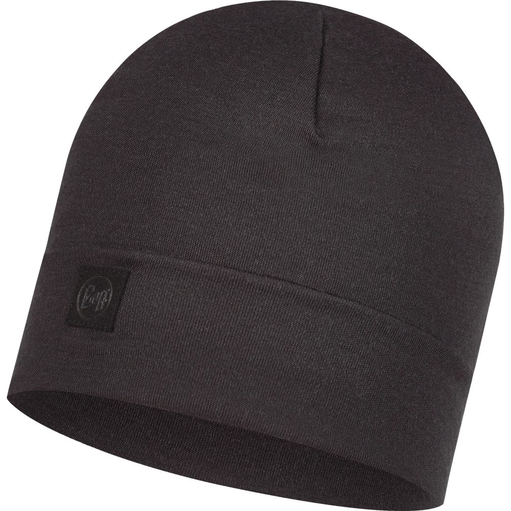 BUFF® Merino Heavyweight Mütze Herren schwarz