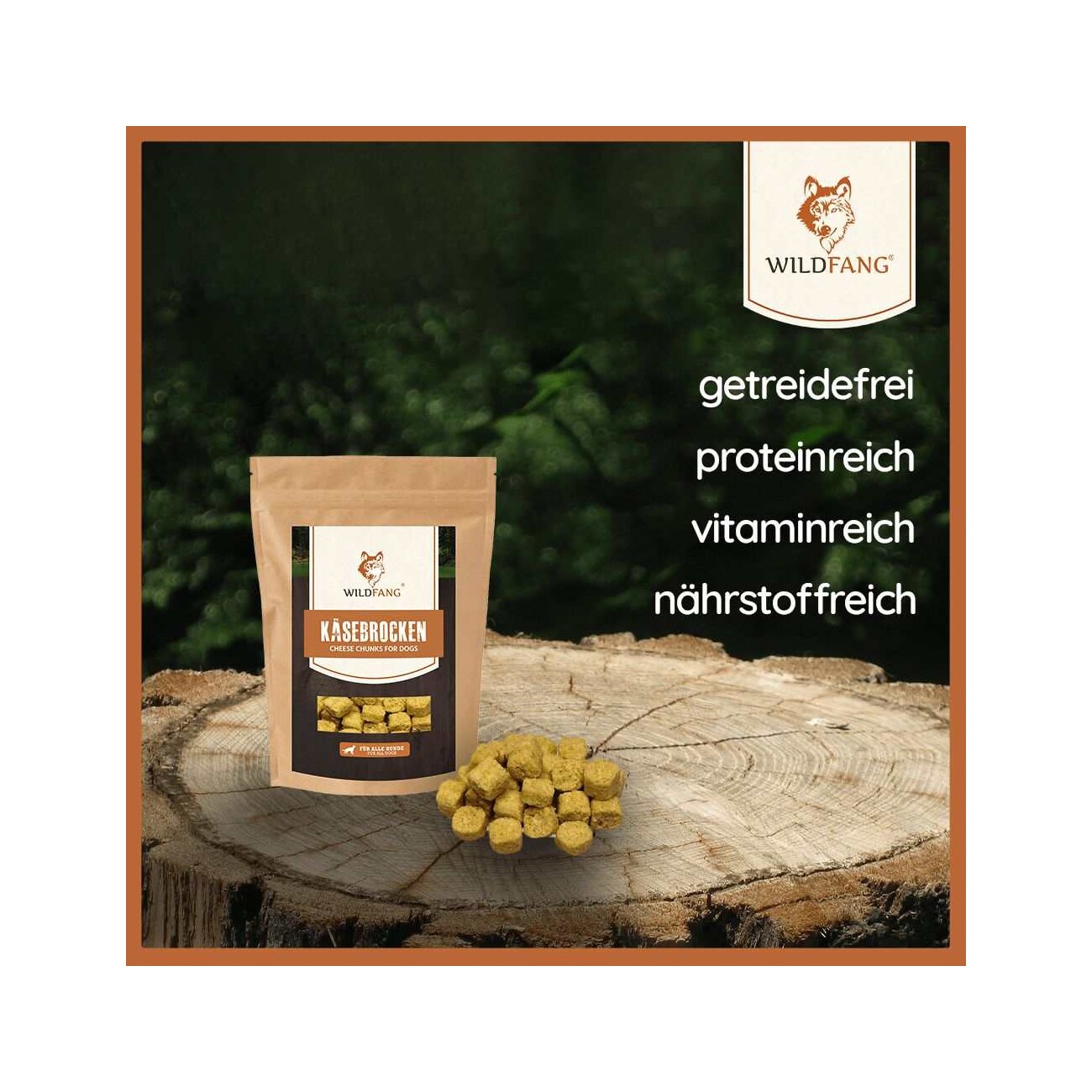 Wildfang ® Käse Snacks - Mix Softies, Harties und Brocken - getreidefrei