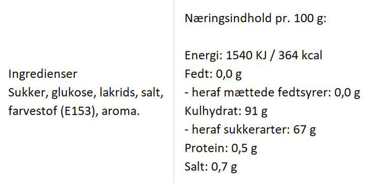 SMAGFULD by Almuegaarden Fyldte bolcher med smag af sød lakrids Sort