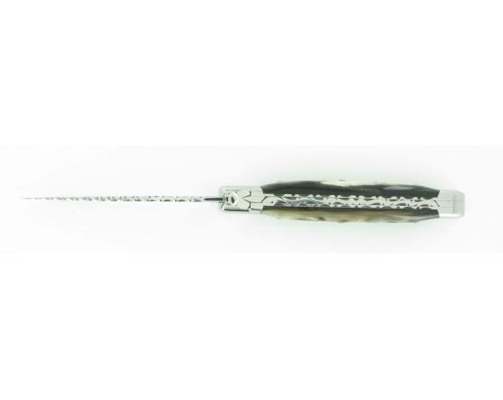 Laguiole Corne de Bélier Couteau de Poche - Laguiole par Fontenille Pataud