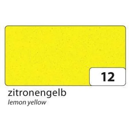 Folia Moosgummi zitronengelb, 29 x 40cm, 5 Bögen