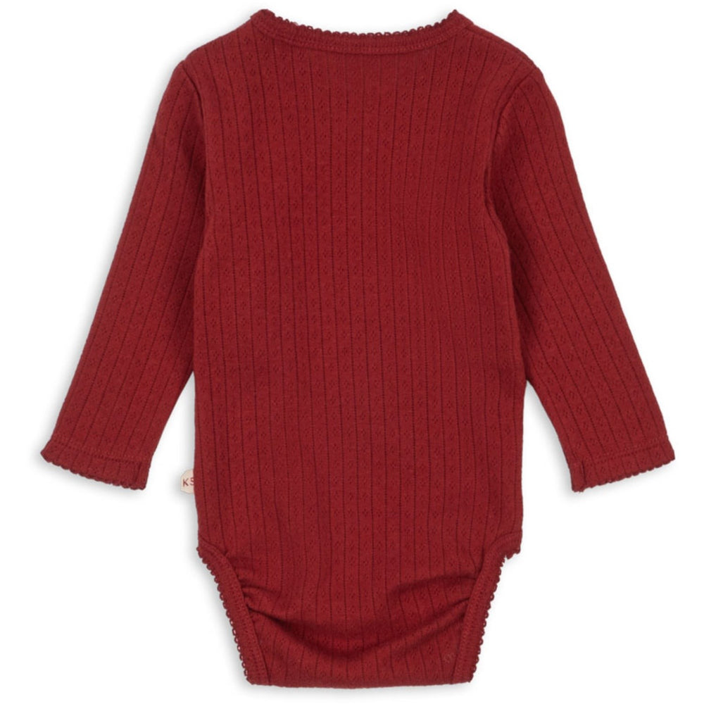 Køb Konges Sløjd Red Dahlia Minnie Newborn Body Gots