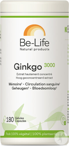 Be-Life Gink-Go 3000 180 Gélules