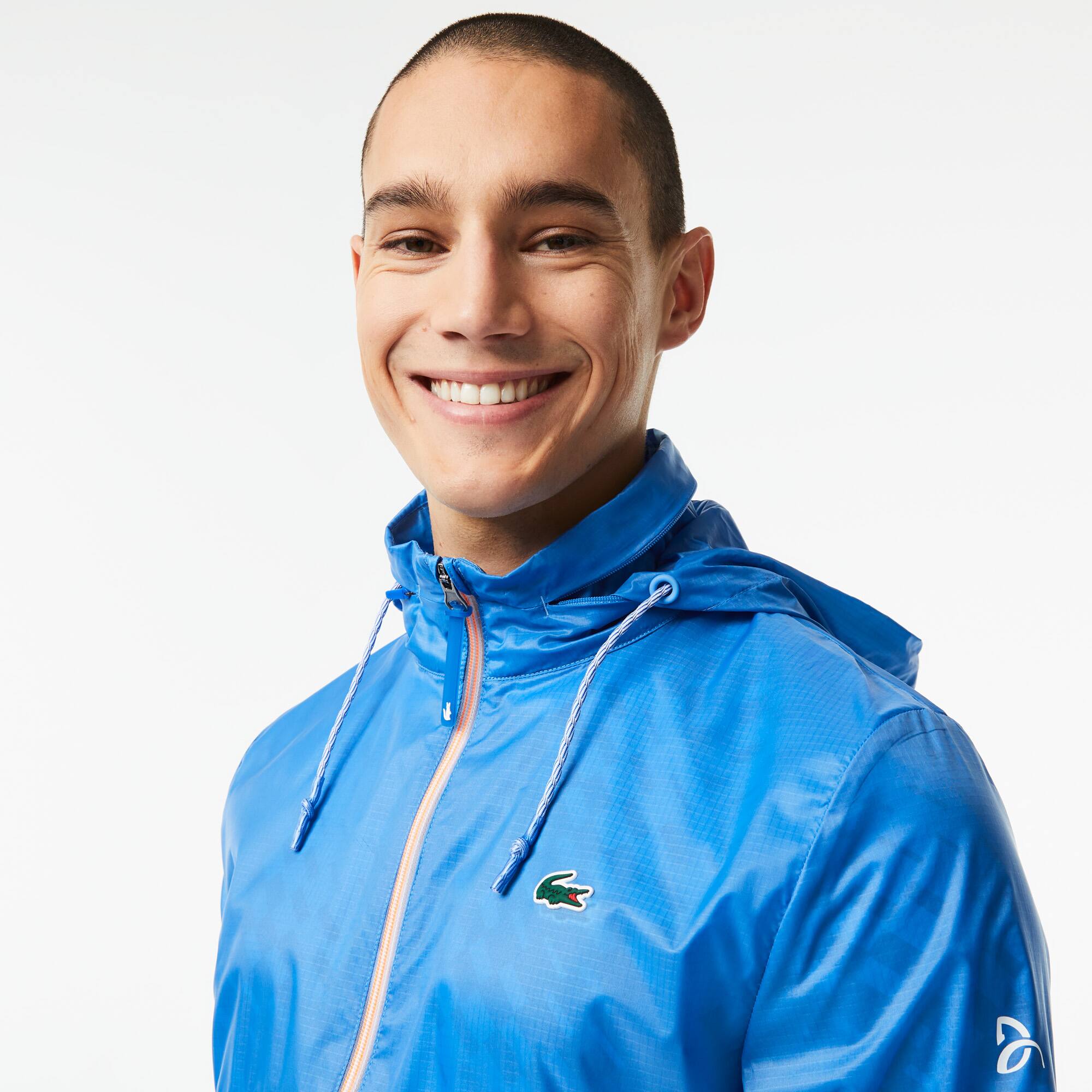 Veste zippée homme Lacoste Tennis x Novak Djokovic Manteaux & Vestes - Bleu - Lacoste - Homme