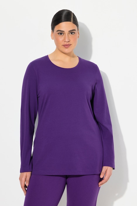 Shirt, Slim, Rundhalsausschnitt, Langarm