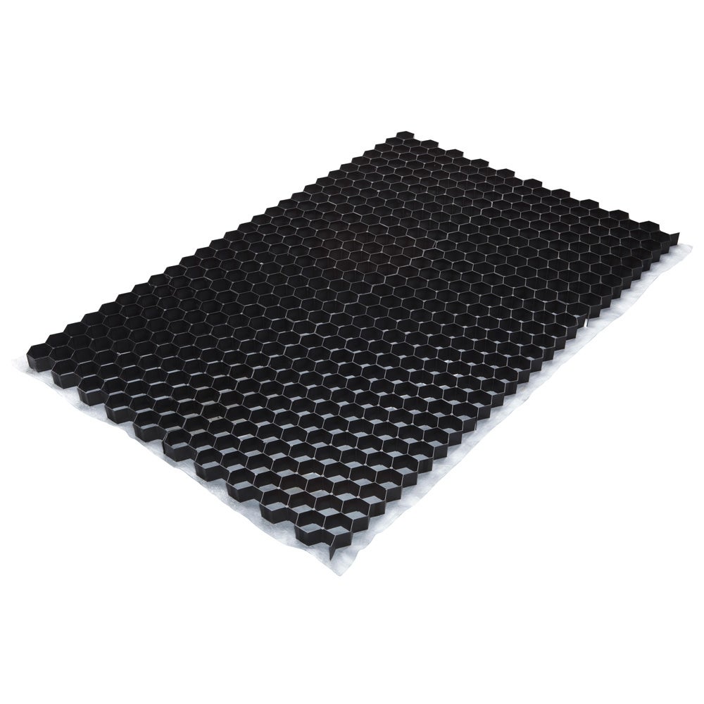 Grindmat Gravel Fix Pro - ca. 120x80 cm - 0,9 m2 - zwart