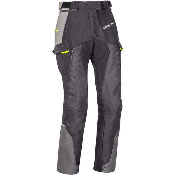 Ixon - Pantalon femme Balder Lady Noir / Gris / Jaune