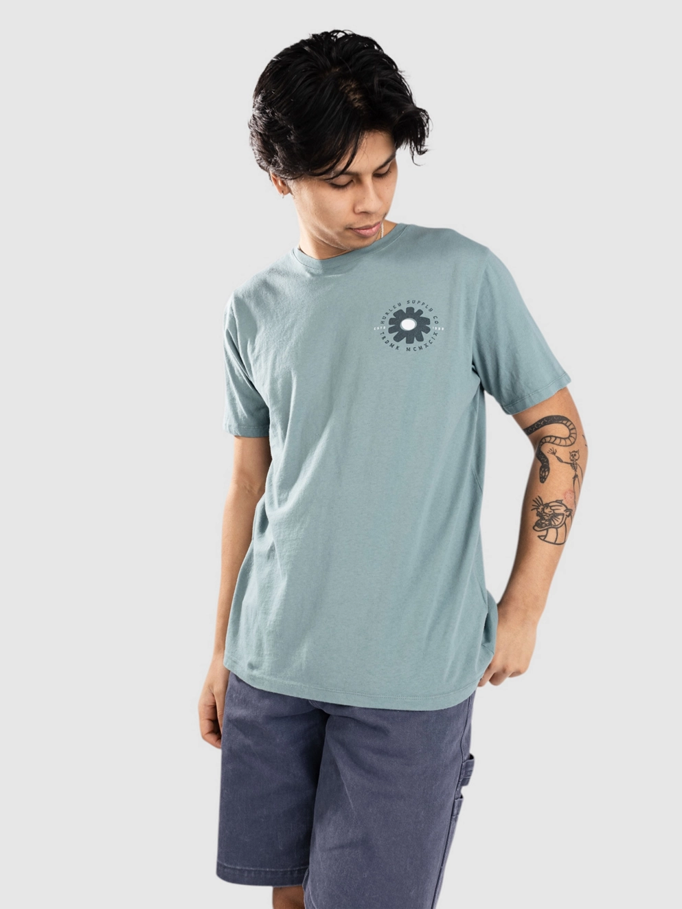 Hurley Flowered T-Shirt artillery