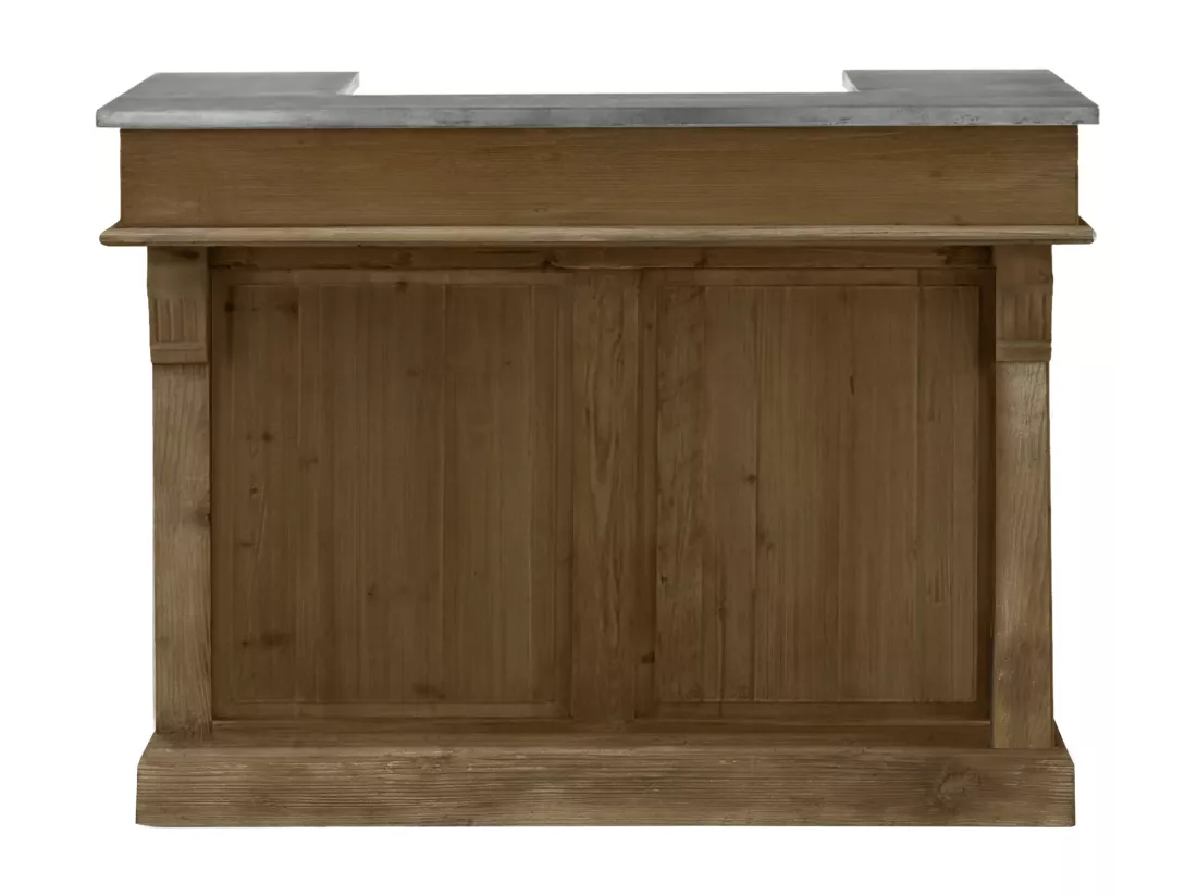 Meuble de bar en bois de cèdre recyclé et métal - Spritz