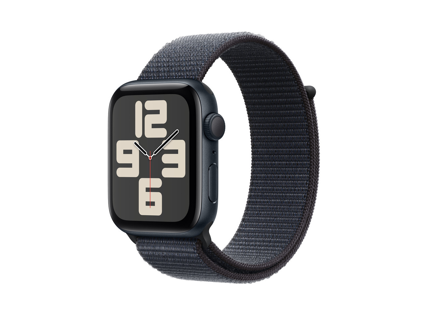 APPLE WATCH SE GPS 44MM MEIA-NOITE COM BRACELETE LOOP DESPORTIVA MEIA-NOITE