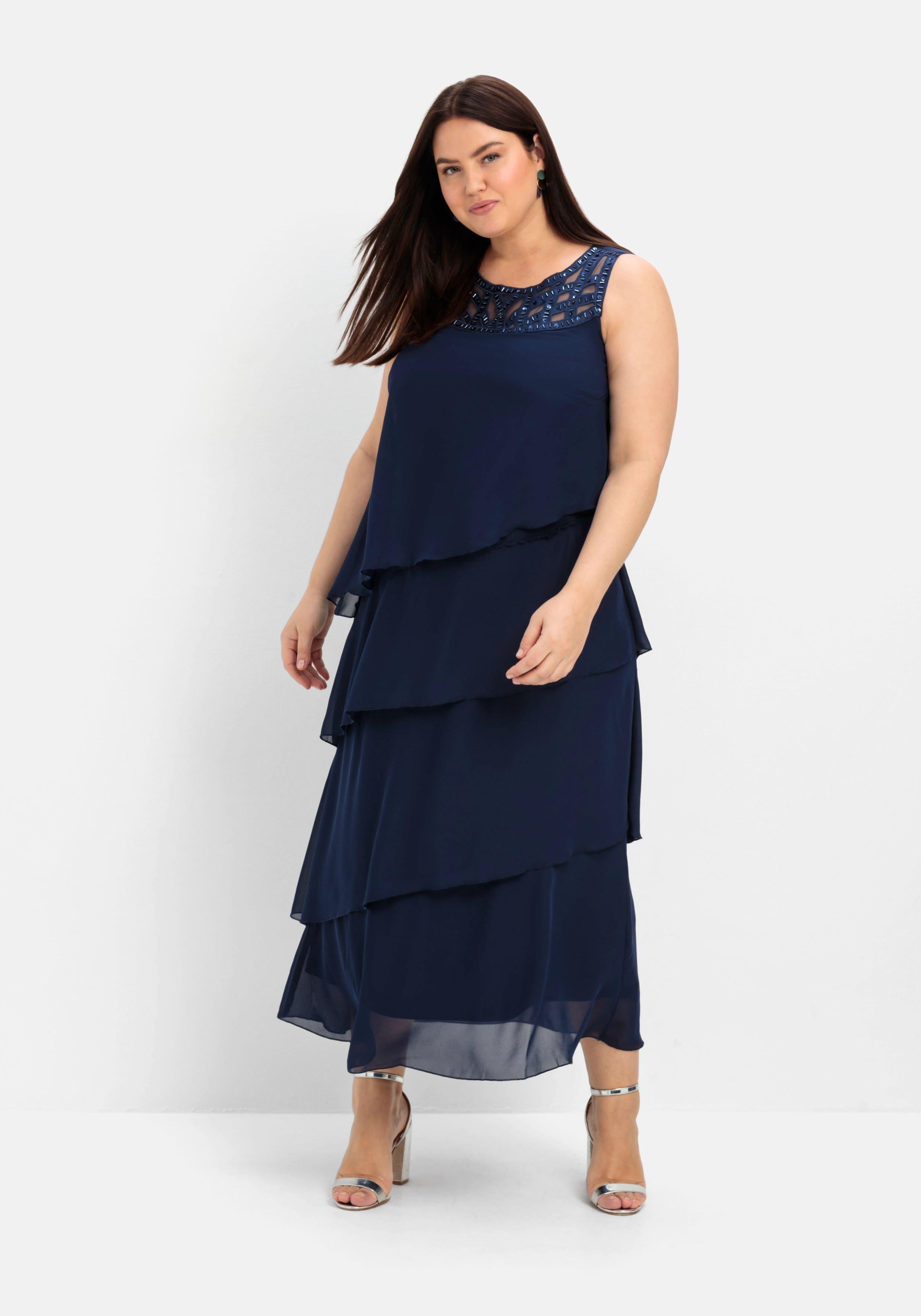 Abendkleid mit Pailletten
