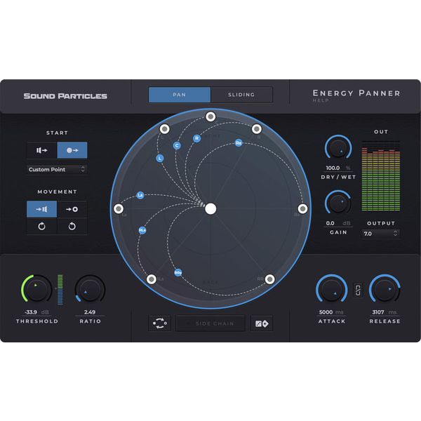 Sound Particles Energy Panner