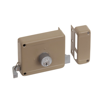 Yale Oplegslot met Buitencilinder Los Grijs Gelakt 614-50mm