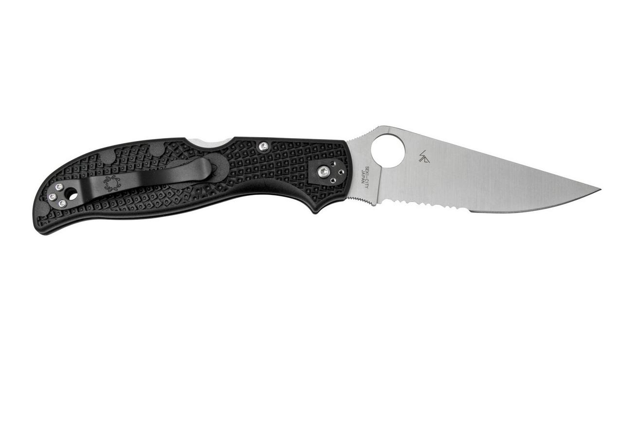 Spyderco Stretch 2 XL C258PSBK partly serrated zakmes