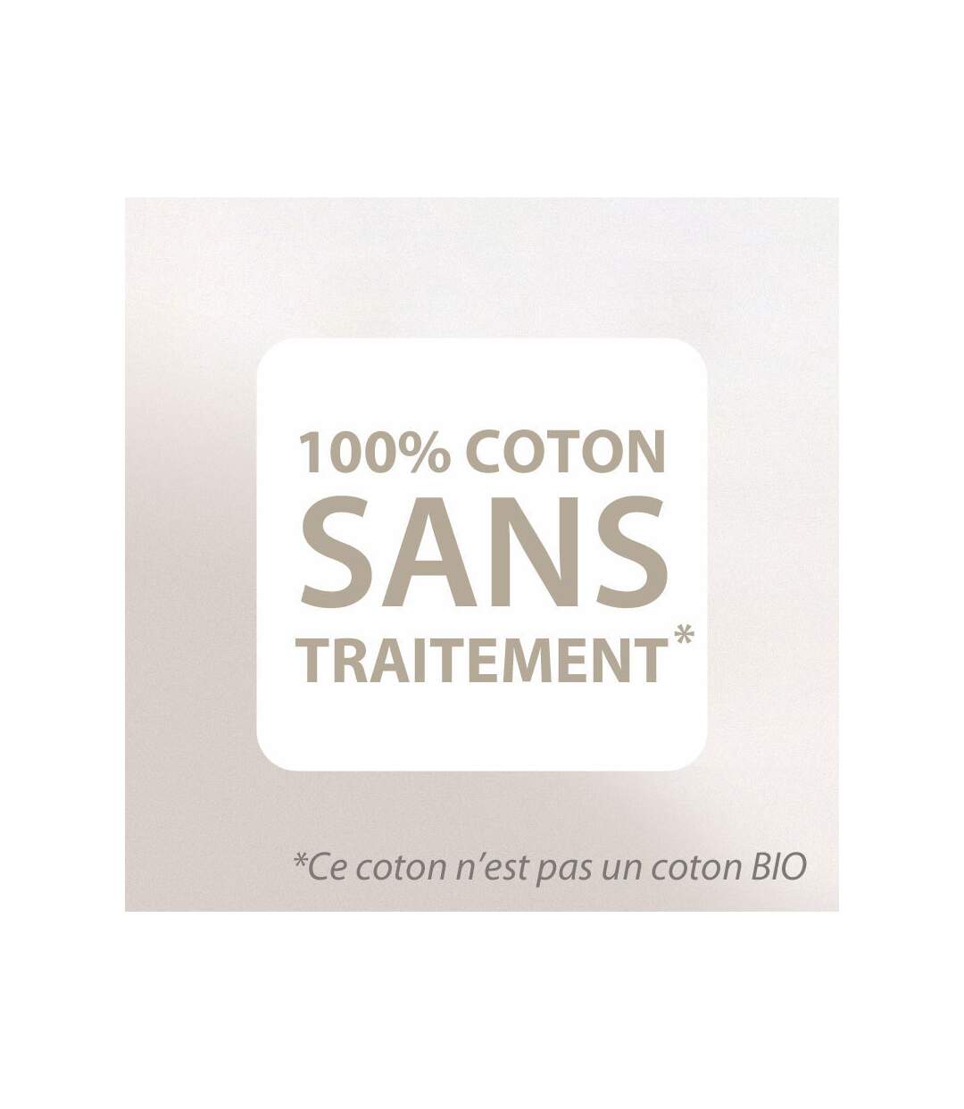 Housse de Protection d'oreiller 60x60 cm coton gratté 2 faces environ 220g/m² AUBIN