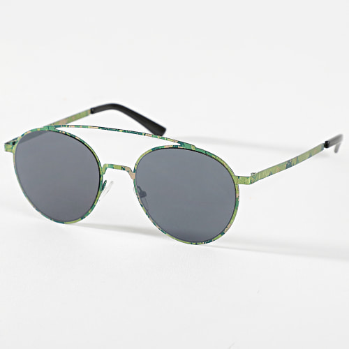 Lunettes De Soleil Noir Vert