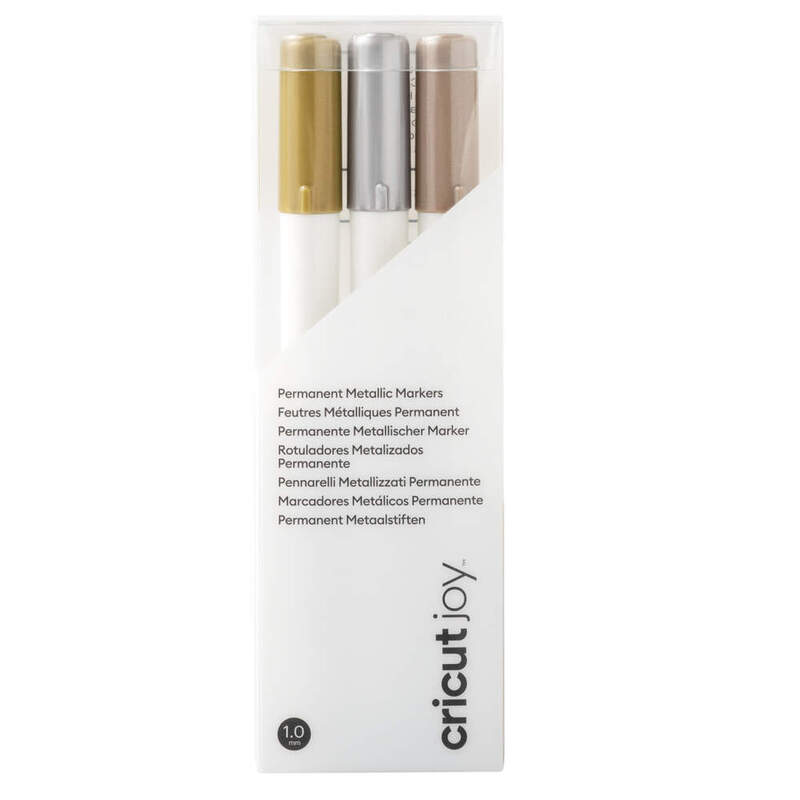 Cricut Lackmarker Joy, 3 Stück, gold/silber/kupfer