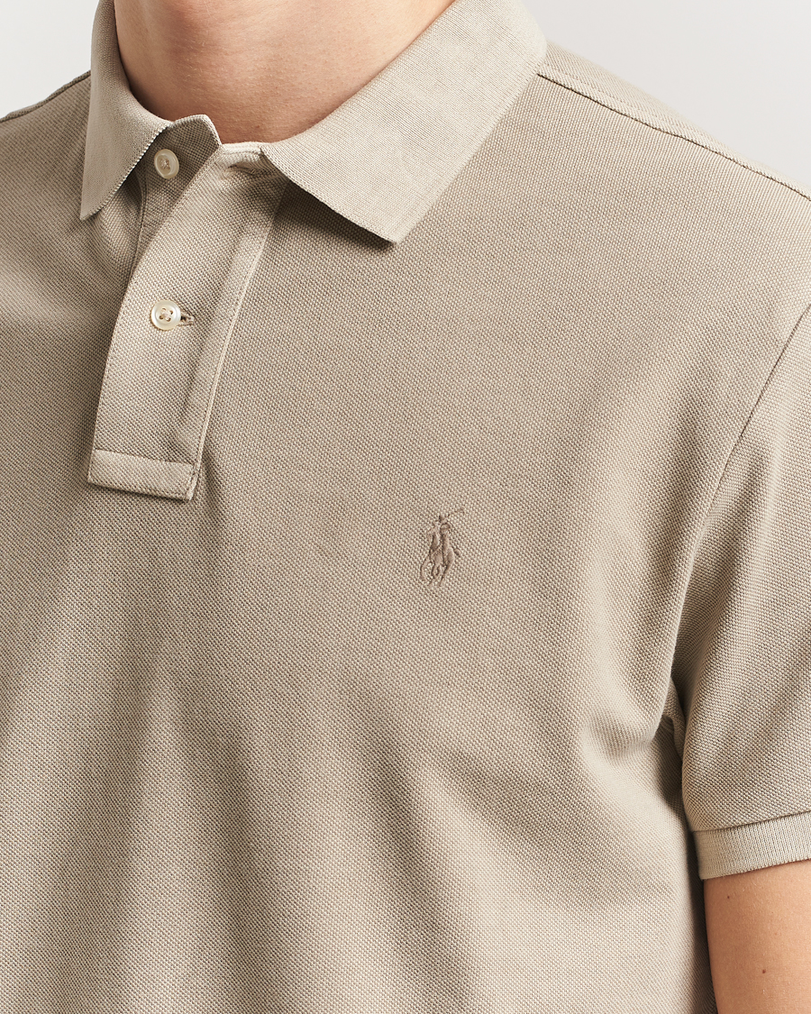 Polo Ralph Lauren Custom Slim Fit Polo Olive