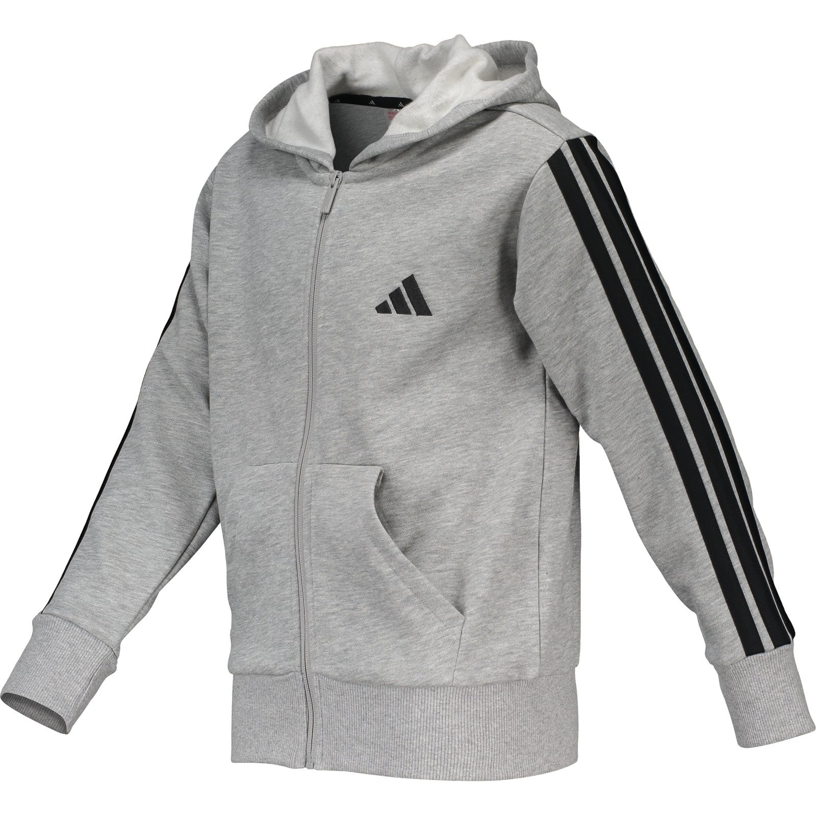 Adidas Kinder Kapuzenjacke J 3S FL FZ 128