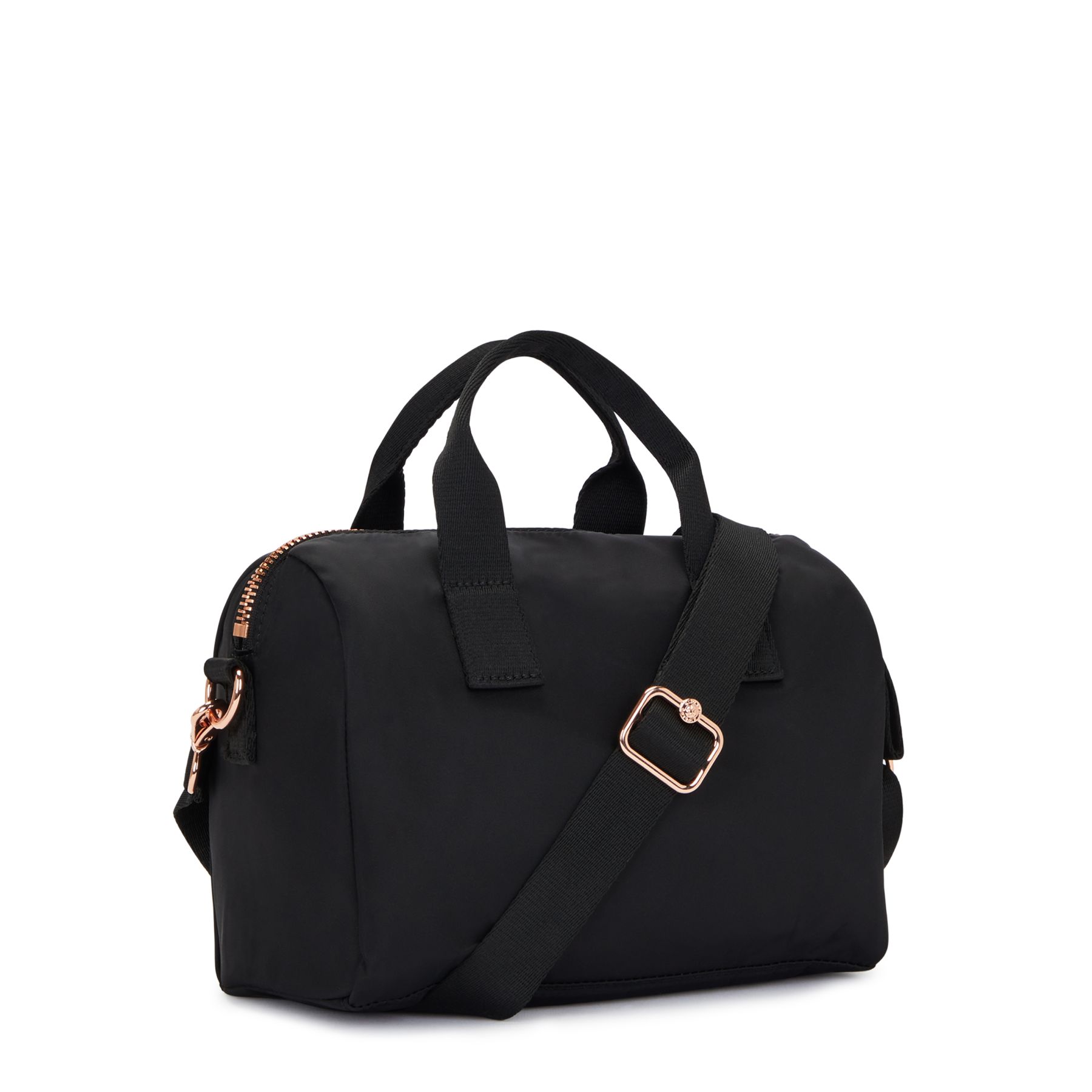 BINA M Sac à main de taille moyenne avec bandoulière ajustable amovible - Rose Black