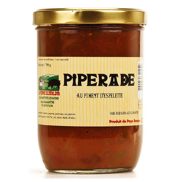 Piperade au piment d'Espelette