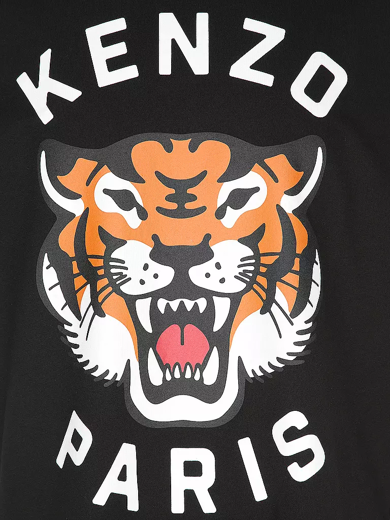 KENZO T-Shirt LUCKY TIGER schwarz
